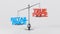 True pricing versus Retail pricing on a balance scale. To indicate the price difference between true and real prices