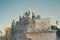 True tilt shift shooting of sand castle, Rio de Janeiro