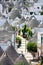 Trulli aerial view, Alberobello, Italy