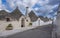 Trulli houses in ALBEROBELLO, PUGLIA, ITALY.