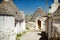Trulli houses in unesco world heritage town of Alberobello, Apulia, Italy