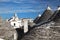 Trulli roof and blue sky