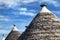 Trulli roof and blue sky