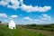 Trullo or round house in Flonheim, Rheinhessen, Rheinland Pfalz, Germany