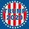 Trump 2020 Republican Candidate For President Nomination - 2d Illustration