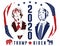 Trump Biden Presidential Election 2020 Campaign Sign Poster Flyer to Vote