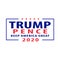 Trump Pence 2020 Keep America Great American Presidential Election Ticket Text