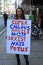 Trump Protest march London, July 13, 2018 : anti-Donald Trump placards