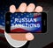 Trump Russia Sanctions Financial Embargo On Russian Federation - 3d Illustration