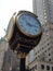 Trump Tower front clock in Manhattan New York