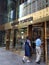Trump Tower hotel guarded entrance in New York