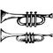 Trumpet, musical instrument