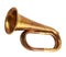 Trumpet musical instrument isolated