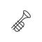 Trumpet outline icon