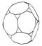 Truncated Dodecahedron vintage illustration