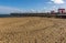 The truncated remains of the once third of a mile long Skegness pier, UK