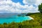 Trunk bay on St John island, US Virgin Islands