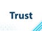 Trust Modern Flat Design Blue Abstract Background