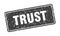 trust sign. trust grunge stamp.