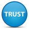 Trust special cyan blue round button