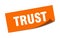 trust sticker.