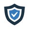 Trust, verify, protect icon. Simple editable vector graphics