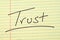 Trust On A Yellow Legal Pad