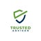 Trusted Advisor logo design insignia