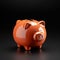 Trustworthy Piggy Bank Banking Symbol Square Illustration.