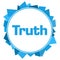 Truth Blue Random Shapes Circle