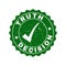 Truth Decision Grunge Stamp with Tick