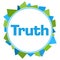 Truth Green Blue Random Shapes Circle