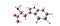 Tryptophan molecular structure isolated on white