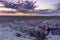 Tsagaan suvarga White stupa at sunrise