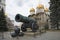 The Tsar cannon at the assumption Cathedral. The Moscow Kremlin