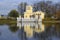 Tsaritsyn pavilion on the Olgin pond. Neighborhood of St. Petersburg