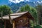 Tsej gorge, mountains of the Caucasus, Ossetian pagan sanctuary.