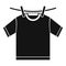 Tshirt dry icon, simple style