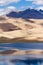 Tso Moriri mountain lake panorama with mountains and blue sky re