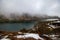 Tsomgo (Changu) Lake, sacred natural glacial lake on top of mountain in Gangtok, Sikkim, India.