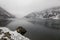 Tsomgo Changu Lake in Sikkim in Winter. It is a sacred natural lake