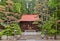 Tsukioka Shrine in Kaminoyama Castle, Yamagata Prefecture, Japan