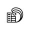 tsunami city sign icon. Element of weather sign for mobile concept and web apps icon. Thin line icon for website design and