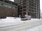 TTC Bus stranded in Snow during historic Toronto blizzarrd