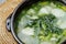 Tteokguk, Korean Seaweed fulvescens Sliced Rice Cake Soup