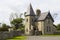 TThe stone built gate lodge at Classiebawn Castle in County Sligo