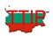 TTIP - Transatlantic Trade and Investment Partnership on Bulgaria map