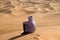 Tuareg in desert, Libya