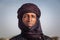 Tuareg man in traditional turban