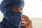 Tuareg posing for a portrait